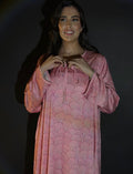 Blush Shell Print Jalabiya